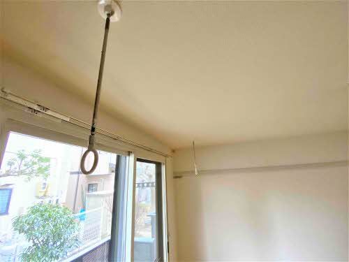 その他設備　室内物干し
