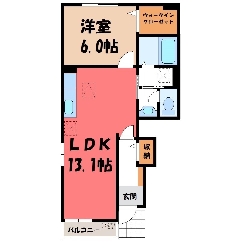 上毛電鉄 三俣駅 徒歩20分 2階建 築16年の間取り写真