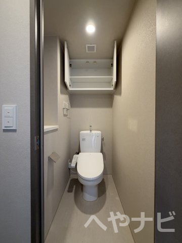 地下鉄東山線 本郷駅 徒歩6分 15階建 築1年のトイレ写真