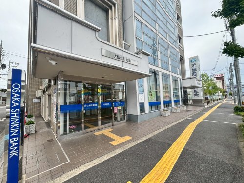 銀行　大阪信用金庫岸和田支店（銀行）まで107m