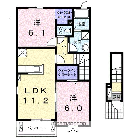 アルドール Aの間取り写真
