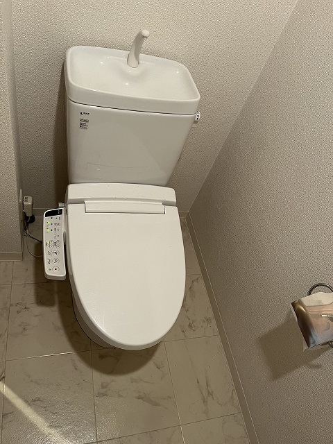 2面バルコニー NETフリー カスタリア初台 Jのトイレ写真