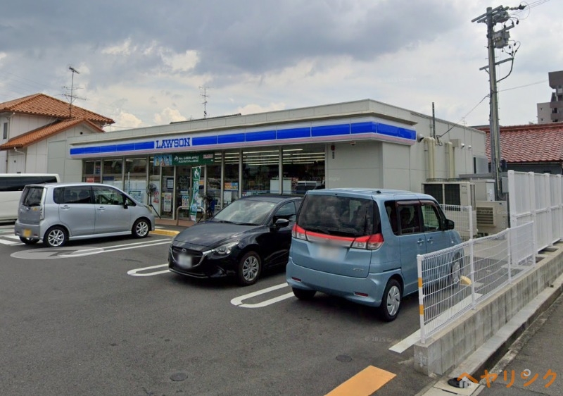 コンビニ　ローソン北名古屋鹿田合田店（コンビニ）まで402m