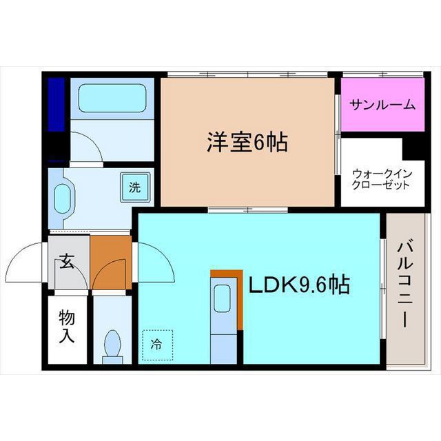 クルエボヌール西念の間取り写真