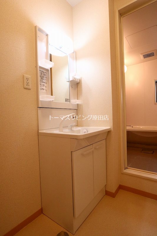 洗面設備　202号室写真