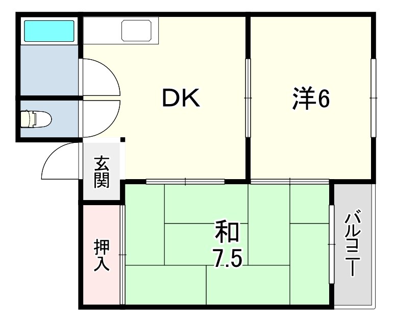 新神戸マンションの間取り写真