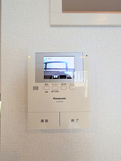 セキュリティ　モニター付きドアホン