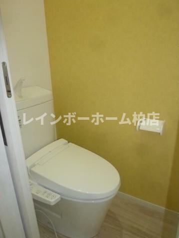 トイレ　ゆったりとした空間のトイレです