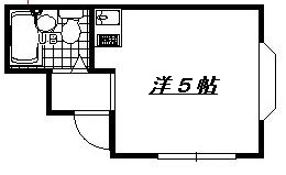 川田道ハイツの間取り