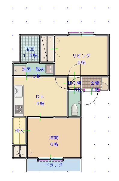 メゾンアプリコットの間取り