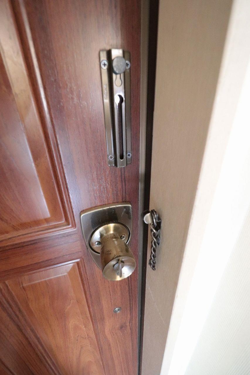 セキュリティ　玄関キーチェーン