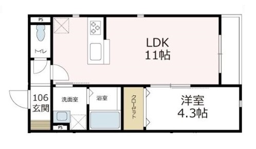 エルカーサ荏田の間取り