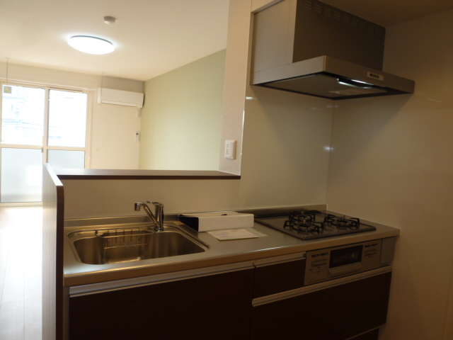 キッチン　対面システムキッチンです