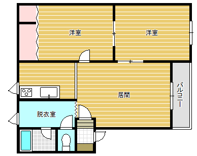 ハイツプランタンの間取り