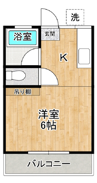 高橋アパートの間取り