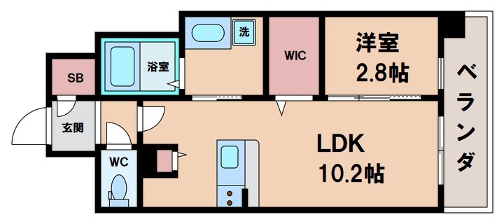 リヴェント難波サウスの間取り