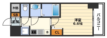 プレサンス梅田北オールの間取り