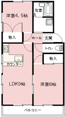 ドミール吉岡の間取り