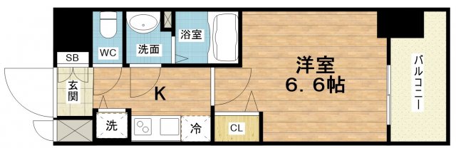 プレサンス梅田東アルファの間取り