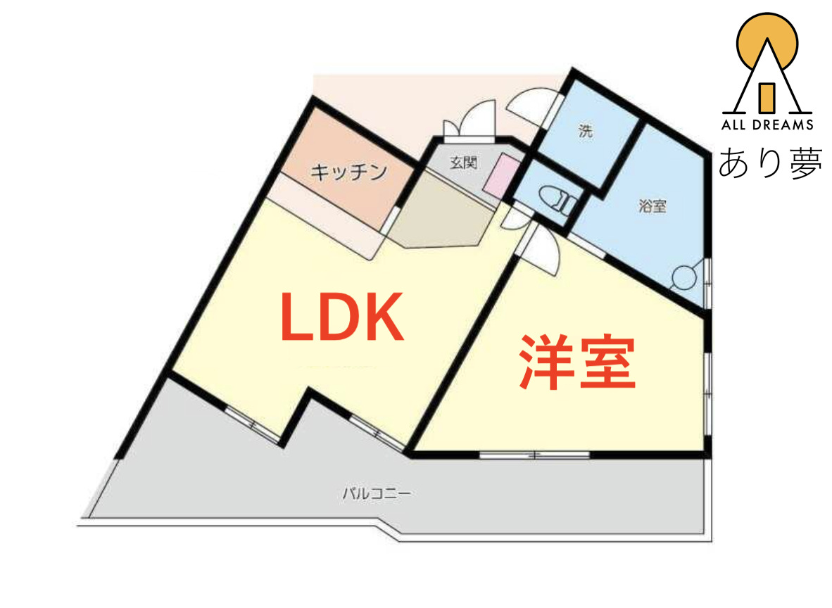 ラックスホーム弘明寺　パート４の間取り