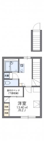 レオパレス青雲の間取り