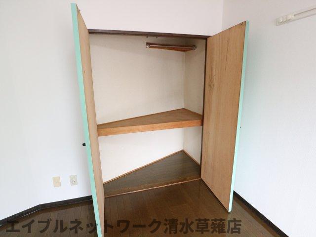 収納　たっぷりとした収納スペースです