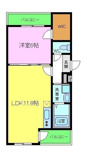 フジパレス堺今池２番館の間取り