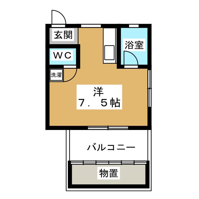 東京都中野区沼袋３（アパート）の賃貸物件の間取り