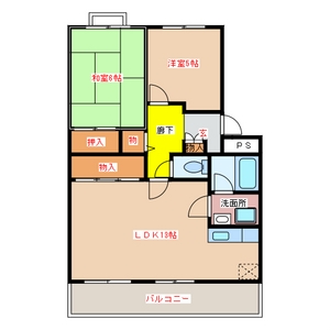 メナージュ東川口の間取り