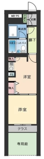 ライオンズマンション川越南の間取り