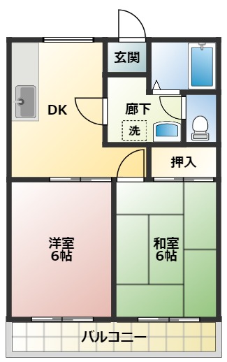 【アベニュー野の間取り】