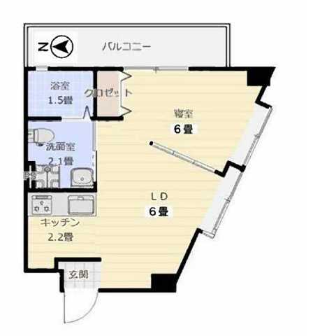 【杉並区堀ノ内のマンションの間取り】