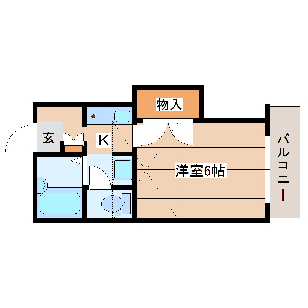 ステーブル富沢の間取り