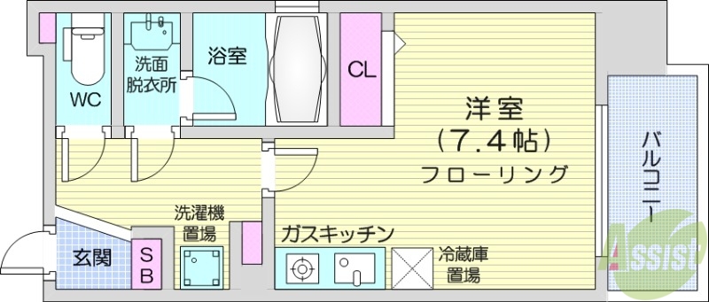 PRIME知事公館の間取り