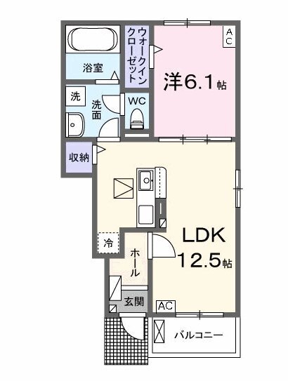 サン＆ムーン　IIの間取り