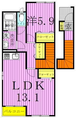 エールトベーレの間取り