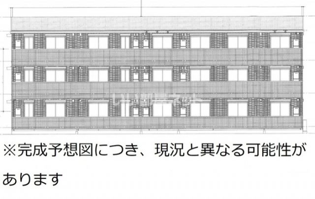 （仮）D-ROOM宇土市北段原町　B棟の建物外観