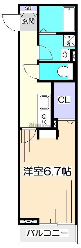 ルーエ西国分寺の間取り