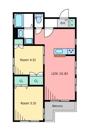 【杉並区高井戸西のマンションの間取り】