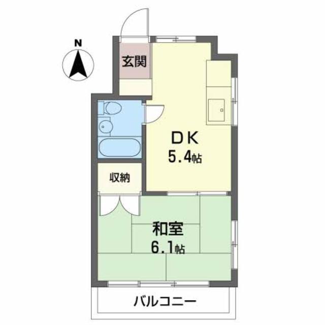 ジュピター五橋の間取り