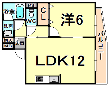 ミスターＫ北武庫之荘の間取り