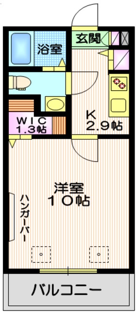 【品川区西五反田のマンションの間取り】