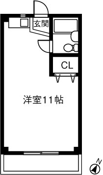 コーポあいの間取り