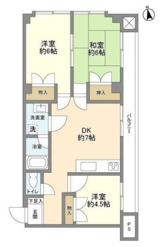 実用茗荷谷マンションの間取り