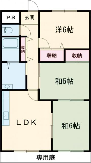 ライフステージ広瀬　駒場新町の間取り