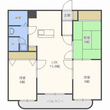 リラヒルズの間取り