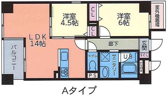 ハファダイエサカの間取り写真