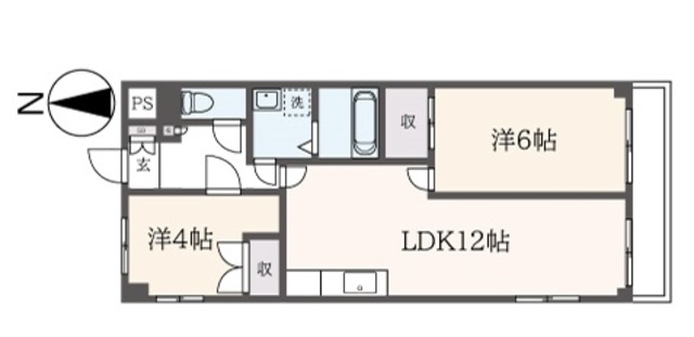 町田市南町田のマンションの間取り