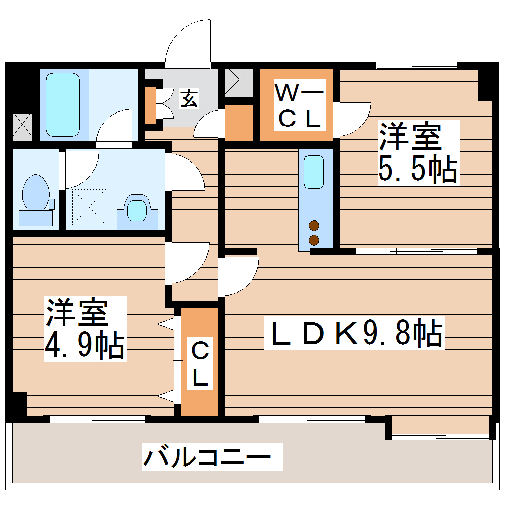 ダンデェリオンの間取り