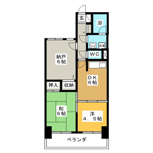 ライオンズヒルズ松戸の間取り